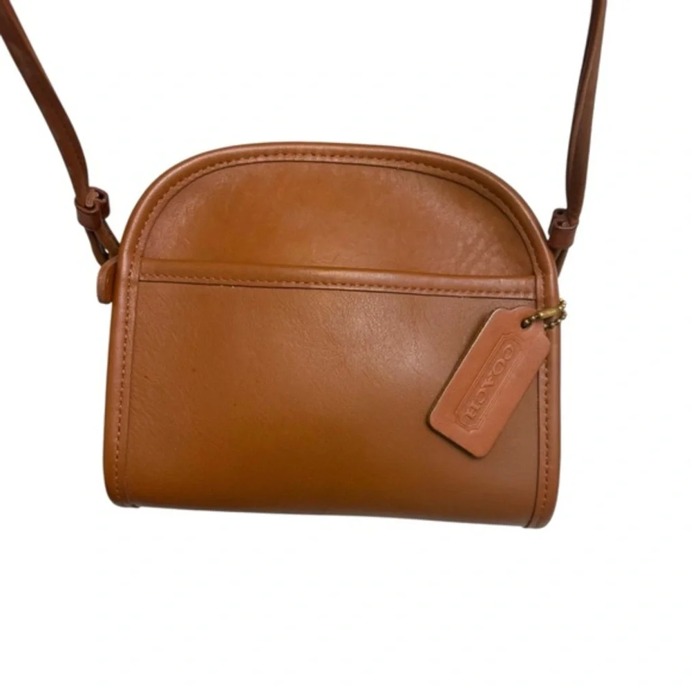 COACH vintage Abbie Zip 9017 Mini Crossbody Bag glovetan Leather 4150
